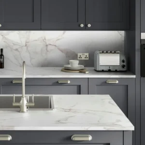 Alternative view of Veneto Marble Square Edge Worktop