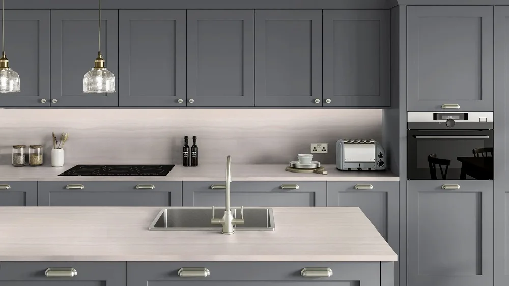 Layered Sand Square Edge Worktop - Image 2