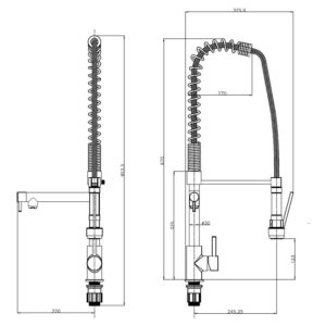 Alternative view of Reginox Altus Chrome Tap