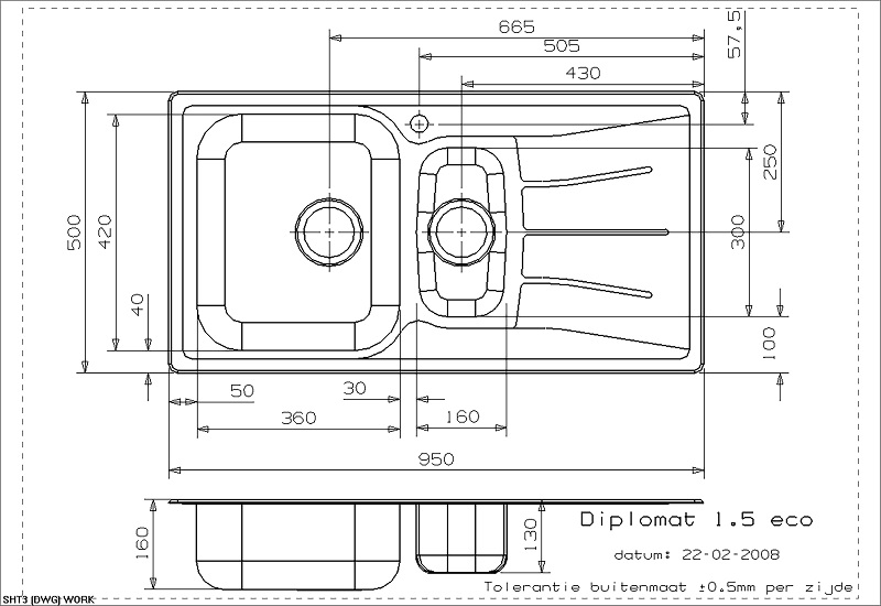 Reginox Diplomat 1.5 Eco Sink - Image 2