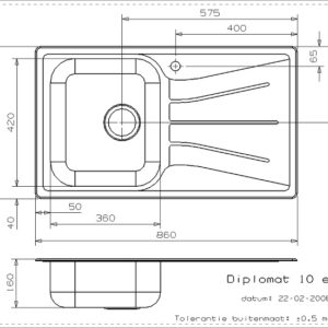 Alternative view of Reginox Diplomat 10 Eco Sink