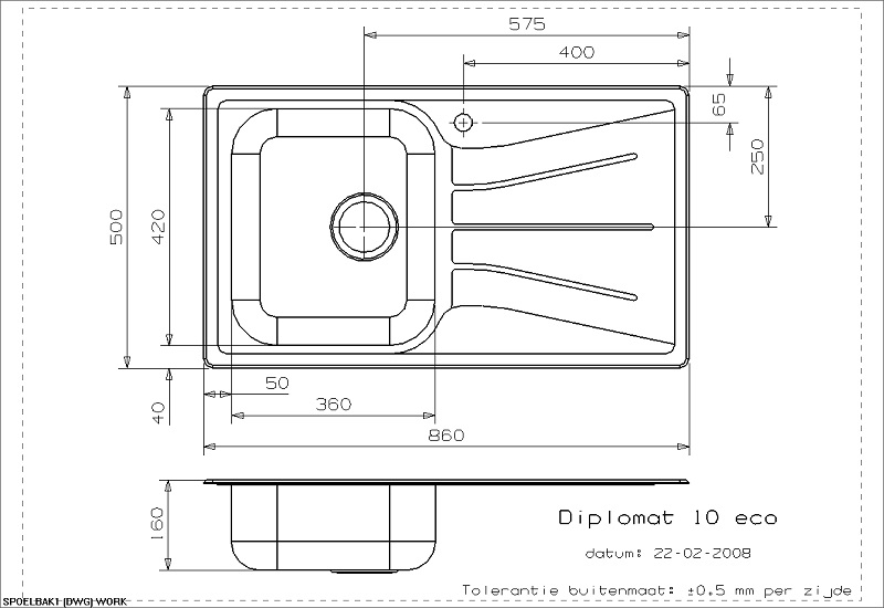 Reginox Diplomat 10 Eco Sink - Image 2