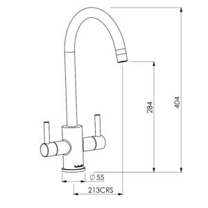Alternative view of Reginox Genesis CH Chrome Tap