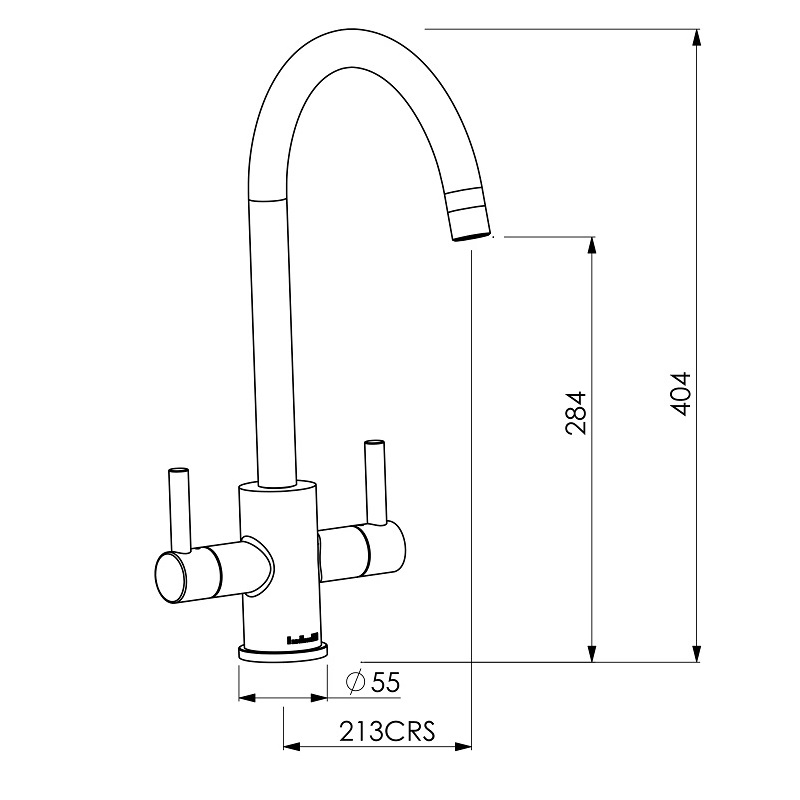 Reginox Genesis CH Chrome Tap - Image 2