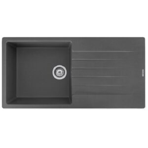 Harlem Grey Silvery Granite Inset 1.0 Bowl Sink