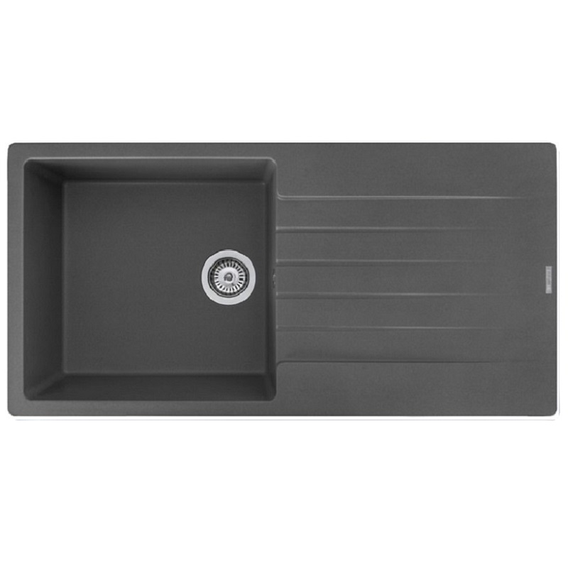 Harlem Grey Silvery Granite Inset 1.0 Bowl Sink
