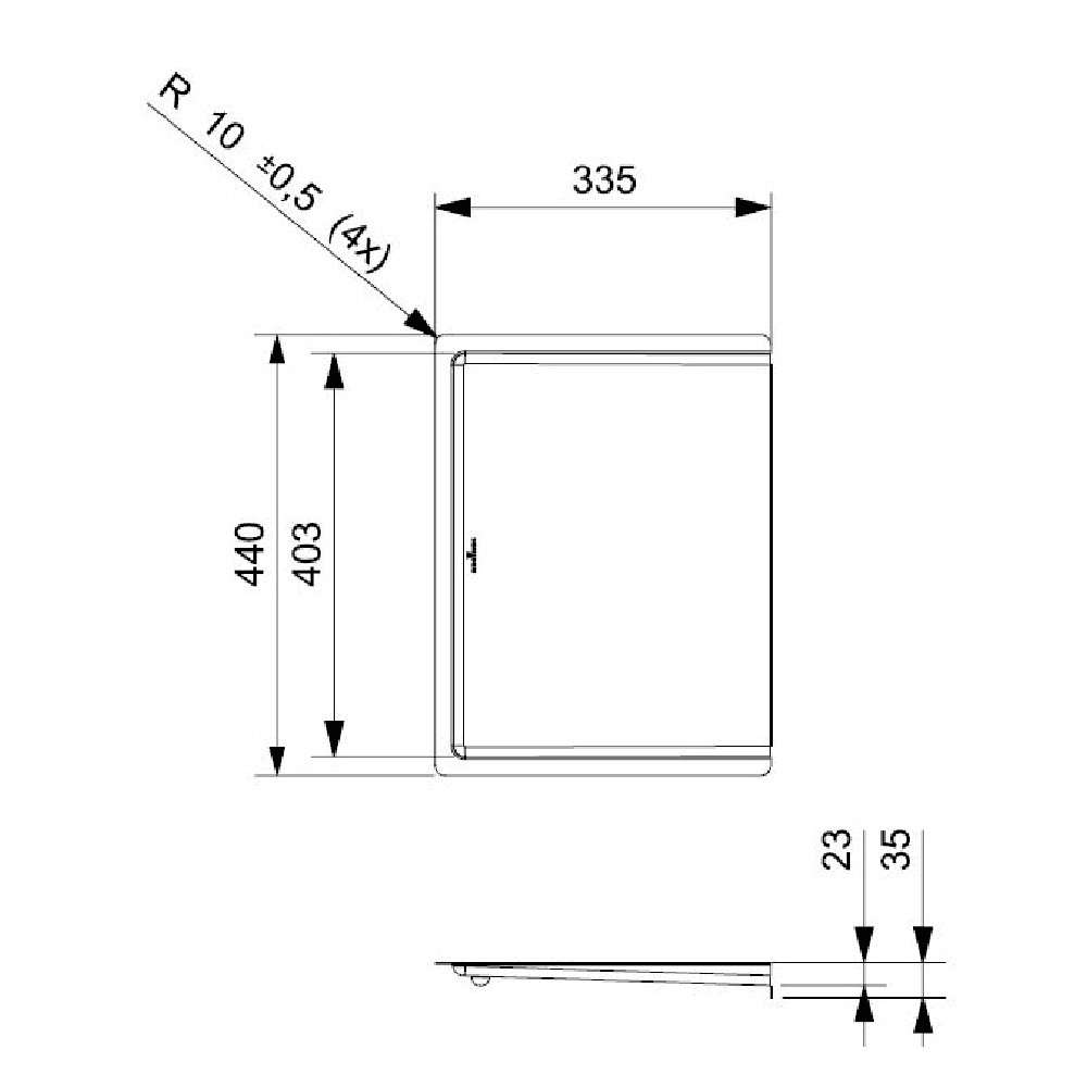 Reginox Aspen Stainless Steel Drainer Accessory - Image 3