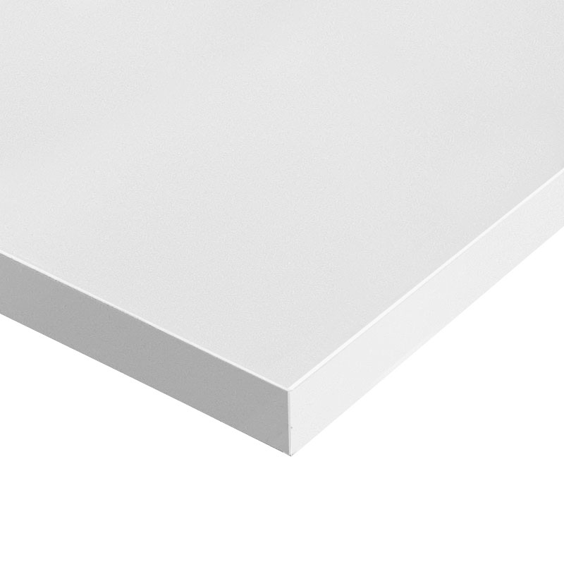 Crisp White Square Edge Worktop
