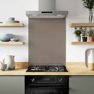 Alternative view of Terra Grey Alloy Splashback