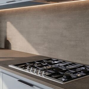 Alternative view of Burnished Coin Square Edge Worktop