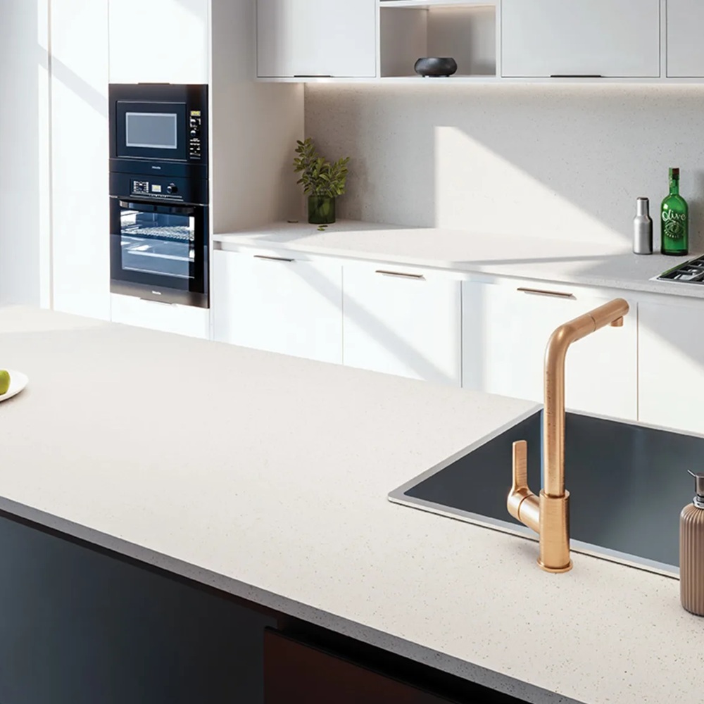 Sovereign White Square Edge Worktop - Image 2