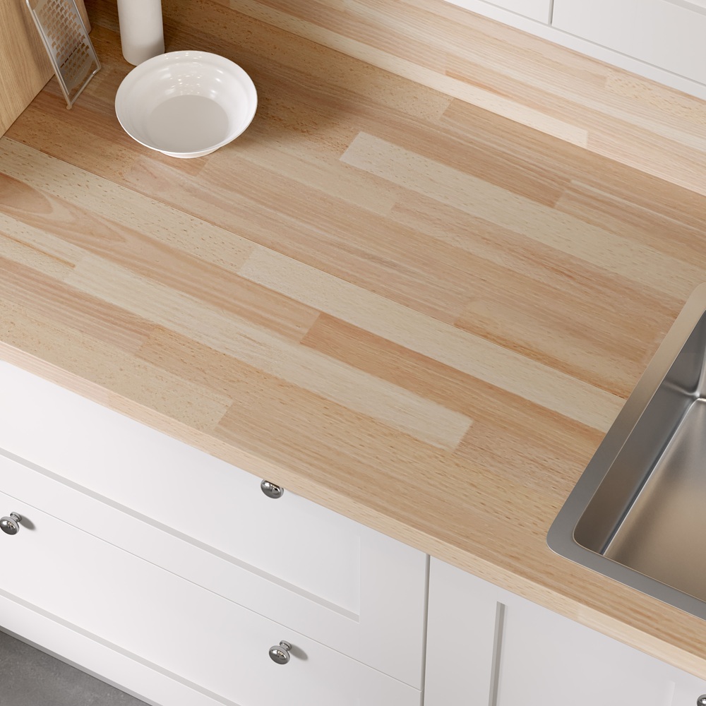 Clear Beech Laminate Worktop - Image 2