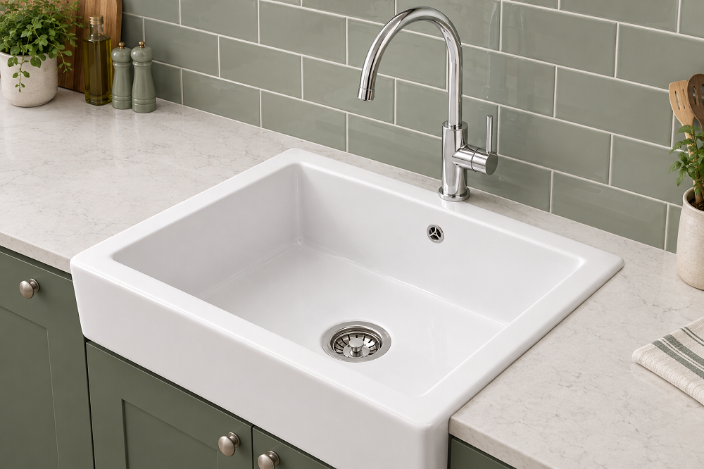 Inset Ceramic Butler Sink